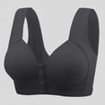 thumbnail image 2 of Women's Solid Color Bra With No Wire Front Buckle, 2 of 6