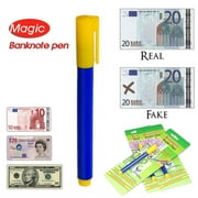 2X New Bank Note Tester Pen Money Checking Detector Marker Fake Banknotes Office