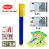 2X New Bank Note Tester Pen Money Checking Detector Marker Fake Banknotes Office