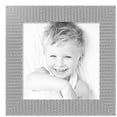 thumbnail image 2 of ArtToFrames 16" x 16" Steel Ripple Brushed Picture Frame, 16x16 inch Silver Wood Poster Frame (WOM-5269),  Pack, 2 of 7