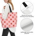 thumbnail image 3 of Easygdp Strawberries Bolsas Tote para Mujer, Bolsos de Hombro para Viaje, Bolsos de Mano de Gran Capacidad para Compras y Trabajo, 3 of 8