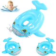 thumbnail image 4 of Natación Para Bebé De Tiburón Ballena Con Asa, Ayuda Inflable Para Nadar Con Asiento De Natación De Pvc Para Bebés Y Niños Speravity HA039768-02, 4 of 6