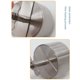 thumbnail image 3 of 2uds. Molde redondo para hacer hamburguesas, accesorios de herramientas de cocina de acero inoxidable (8CM), 3 of 6