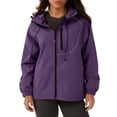 thumbnail image 1 of RXMEKW Womens Spring Jacket, Reflective Striped Skiwear Jacket with Windproof and Water-Repellent Properties, 1 of 9