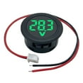 thumbnail image 5 of 1Pc Dc4-100V Voltmeter Led Digital Display Round 2-Wire Voltmeter Dc Digital Car Current Meter Voltage Meters Volt Detector Blue Fangkenuo, 5 of 5