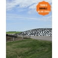 String Reinforced Silage Cover Black/White 6 Mil (25' x 10') Heavy Duty