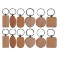 thumbnail image 1 of 40 Unids de Madera en   de Madera DIY Llaveros de Madera Personalizados Etiquetas Clave Anti Perdidos Accesorios de Madera Regalos (Diseño Mixto), 1 of 1