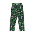thumbnail image 4 of Easygdp Dinosaur and Bone Men's Pajama Pant, Sleep Elastic Waistband Lounge Pants - XX-Large, 4 of 9