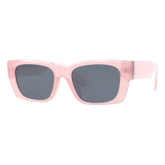 Modern Rectangular Sunglasses Designer Fashion Colorful Edition UV 400 Pink