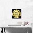 thumbnail image 2 of ARTCANVAS Yellow on Black Round Brilliant Cut Diamond Jewel Canvas Art Print - Size: 12" x 12" (1.50" Deep), 2 of 9