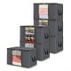 thumbnail image 1 of Xihbxyly Bolsas de Almacenamiento de 90 L, Organizador Plegable de Gran Capacidad, Asas Reforzadas para Ropa y Mantas, Cierre de Cremallera con Ventana Transparente, Multifuncionales para Armario y D, 1 of 7