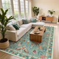 thumbnail image 3 of Insect Washable Rugs for Living Room Soft Area Rug x Rug for Bedroom UltraThin Non Slip Dining Room Rug Stain Rug Large Carpet for Office Nursery(&#x), 3 of 7