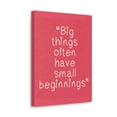 thumbnail image 2 of Inspirational Wall Art Big Things Have Small Beginnings Motivation Wall Decor for Home Office Gym Inspiring Success Quote Print Ready to Hang Unframed, 2 of 13