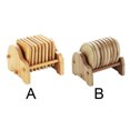 thumbnail image 2 of Ensemble de 8 sous-Verres en Bambou pour Décoration de Cuisine avec Support, 2 of 9