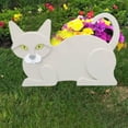 thumbnail image 7 of Mdesiwst Flower Pot Adorable Anti-fade Sturdy PVC Material Cute Small Cat Shape Plant Pot Garden Decoration Home Decor, 7 of 7