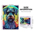 thumbnail image 3 of Puzzle de madera Novgift Miniature Schnauzer 1000 piezas, 3 of 7