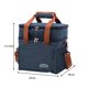 thumbnail image 1 of Bolsa De Pícnic Bolsa de picnic de doble capa Paquete de picnic impermeable para viajes de camping (azul marino) Ndcxsfigh Para Estrenar, 1 of 8