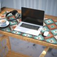 thumbnail image 3 of Long Mouse Pads for Desk,Multicolor Ethnic Geometric Pattern Desk Mats on Top Of Desks, Desk Mouse Pad Extra Large with 3mm Non-Slip Base and Stitched Edge for Gaming,Office,Work,Home 35.4"x15.7", 3 of 6