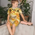 thumbnail image 4 of Balery Honey Bee Conjunto de Pijama Infantil de Manga Corta con Estampado – Ropa de Dormir de Algodón Suave-3X-Large, 4 of 6