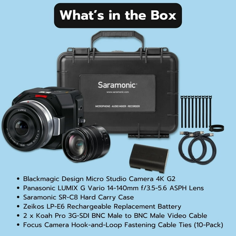 Blackmagic Design Micro Studio Camera 4K G2 Bundle with 14