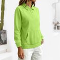 thumbnail image 5 of WUSUOWEI Womens V Neck Long Sleeve Sweatshirt Bottom Tops Lightweight Dressy Casual Business Basic Pullover Top with Pockets 2026 Fall Winter Outfits M, 5 of 6