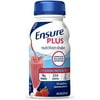 Ensure Plus Nutrition Drink, Strawberry, 8 Ounce,6 Count