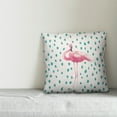 thumbnail image 2 of Creative Products Pink & Teal Tropical Flamingo 18x18 Indoor / Outdoor Pillow, 2 of 2