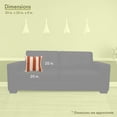 thumbnail image 3 of Majestic Home Goods Indoor Outdoor Vertical Stripe Large Decorative Throw Pillow, 3 of 5