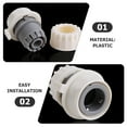 SHISUYAN Washing Machine Hose Connector Quick Connect Fitting Adapter