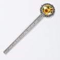 thumbnail image 2 of Sunflower Book Accessories: Vintage Silver Lace-Edged Bookmark - a Must-Have Gift for Readers and Book Lovers, 2 of 5
