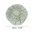 thumbnail image 2 of Unique Bargains Women Gold Stars Shower Cap for Bathroom 1 Pc Green, 2 of 3
