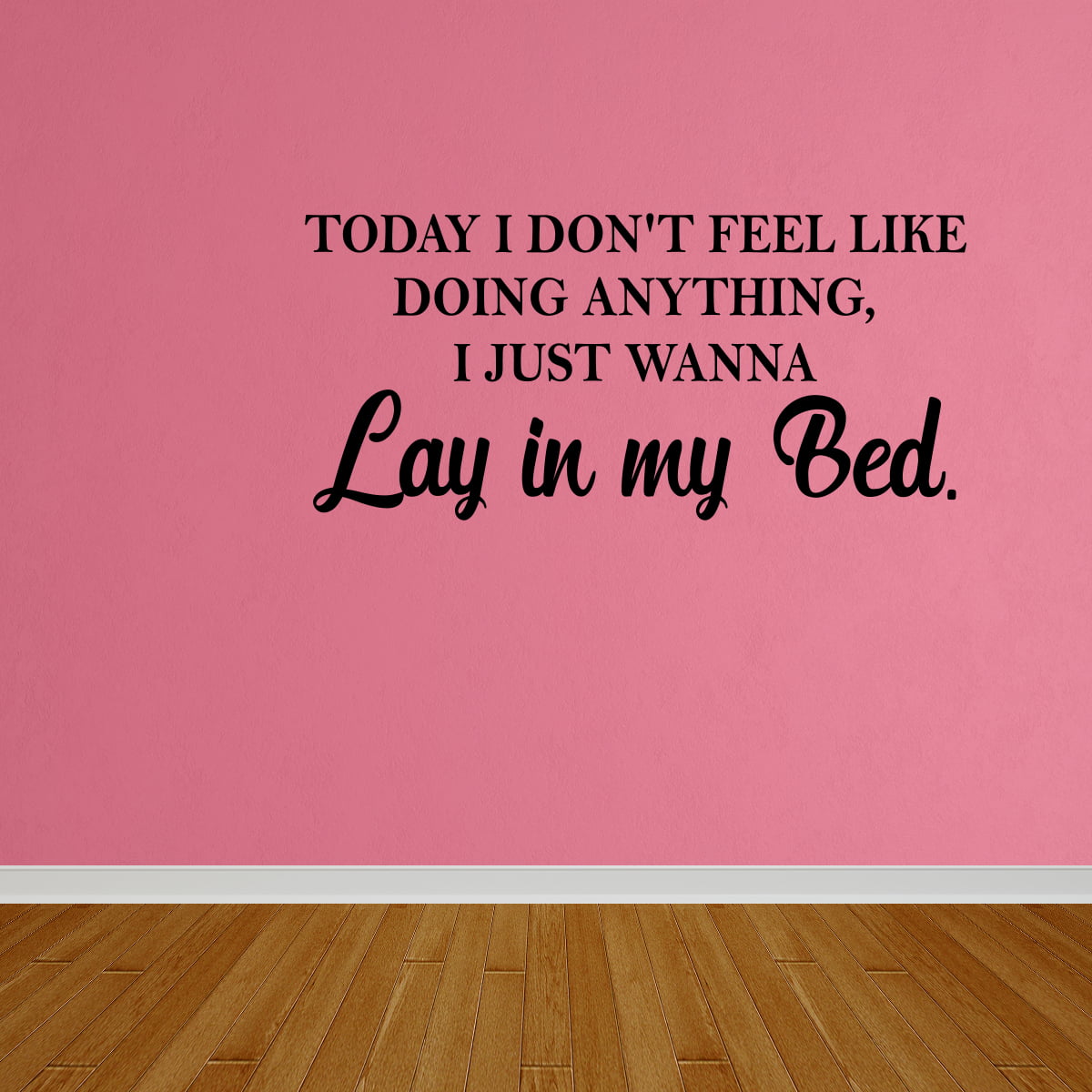 Bruno Mars Lay in my Bed Quote Art Sticker Mural Easy Peel&Stick On Vinyl Decal 