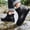 Black, variant on Men's Rain Boots, Stylish Waterproof Commute Ankle Outdoor Casual Shoes Black 10.5
