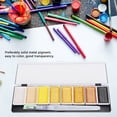 thumbnail image 4 of solid pigment solid watercolor pigment watercolor pigment waterolor paint painting paint 8-Color Solid Watercolor Pigment Portable Painting Paints Set Art Drawing SuppliesMetallic Anggrek GF1211, 4 of 8