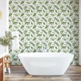 thumbnail image 6 of Ambesonne Eucalyptus Peel & Stick Wallpaper for Home, Scattered Like Leaves, 13"x72", Green Eggshell and White, 6 of 6
