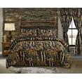 thumbnail image 1 of Regal Comfort The Woods Black Camouflage Queen 4 Piece Premium Luxury Comforter, Bed Skirt, and 2 Pillow Shams Set - Camo Bedding Set For Hunters Cabin or Rustic Lodge Teens Boys and Girls, 1 of 2