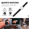 thumbnail image 3 of 1 PC Relojes de PU hombres relojes de pulsera PU Strap Relojes de cuarzo Marido Regalos, 3 of 4