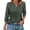 Dark Gray_04#78, variant on Cotton Henley Shirts for Women 3/4 Sleeve Solid color Dressy Tank Tops for Women Fall V-Neck Button Blouses for Women Dressy