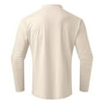 thumbnail image 5 of Men's Casual Slim Fit Long Sleeve Turtleneck Pullover Lightweight Basic Top for Spring Fall Layering,Beige,XL, 5 of 8