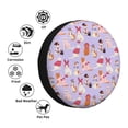 thumbnail image 4 of Sikiie Fashionable Cats PVC Leather Spare Tire Wheel Cover Spare Tire Cover, for Car Truck SUV Camper Trailer Universal Fit(14-17in)-14 inch, 4 of 6