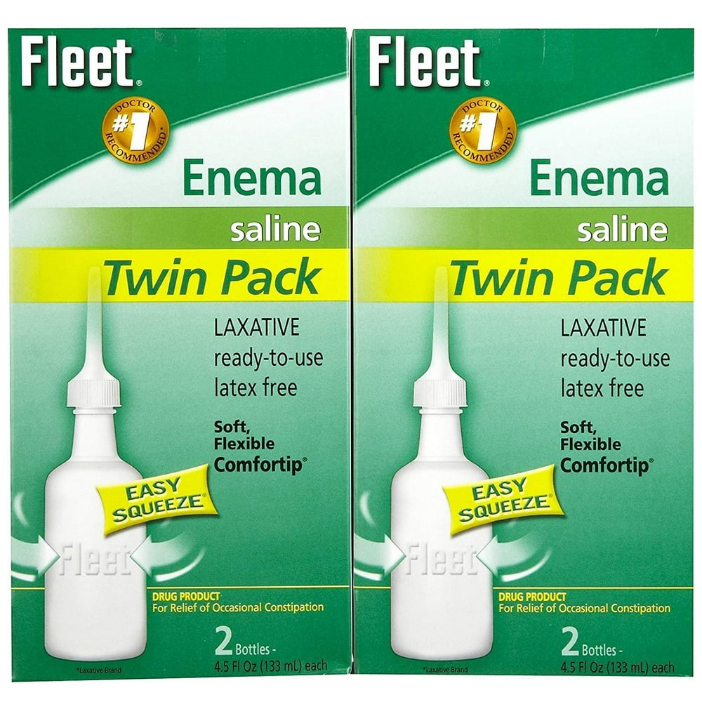 FLEET Adult Enema Twin Pack, 2 pk