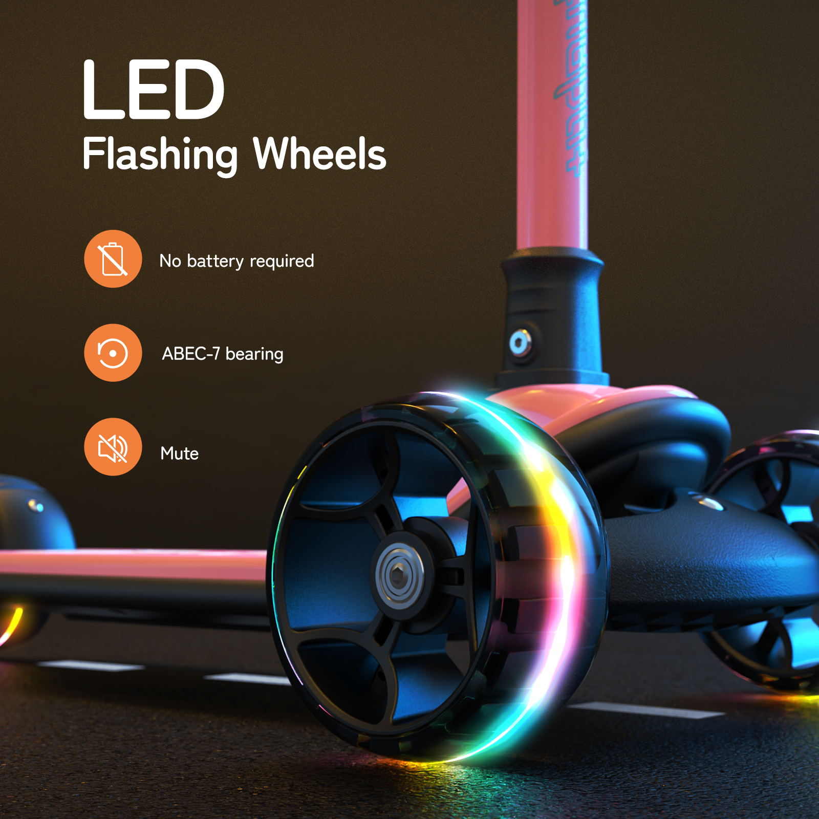Besrey 3-Wheel Kick Scooter for Kids photo 2