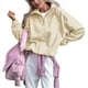 thumbnail image 2 of Sudaderas de Gran Tamaño para Mujer, Suéteres de Otoño, Sudaderas con Capucha de Moda, Suéteres con Media Cremallera, Camisas de Larga, Ropa Amarillo L, 2 of 7