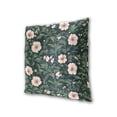 thumbnail image 3 of Vivid Floral Design 16x16in 2-Piece Cotton Fleece Throw Pillow Covers, Shrink Resistant, Hidden Zip, 3 of 6