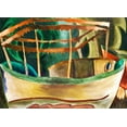 thumbnail image 2 of Dove, Arthur 14x11 Gold Ornate Wood Framed with Double Matting Museum Art Print Titled - Fishboat, 2 of 4