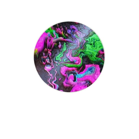 

Circular Drink Coasters Set Colorful Abstract Lava Background Beautiful Home Decor Diatomite Heat-Resistant Diatomite Protect Table Countertop