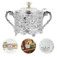 thumbnail image 1 of unbranded Frasco Para Especias De Hierro Y Vidrio Color Plata Con Para El Hogar, 1 of 7