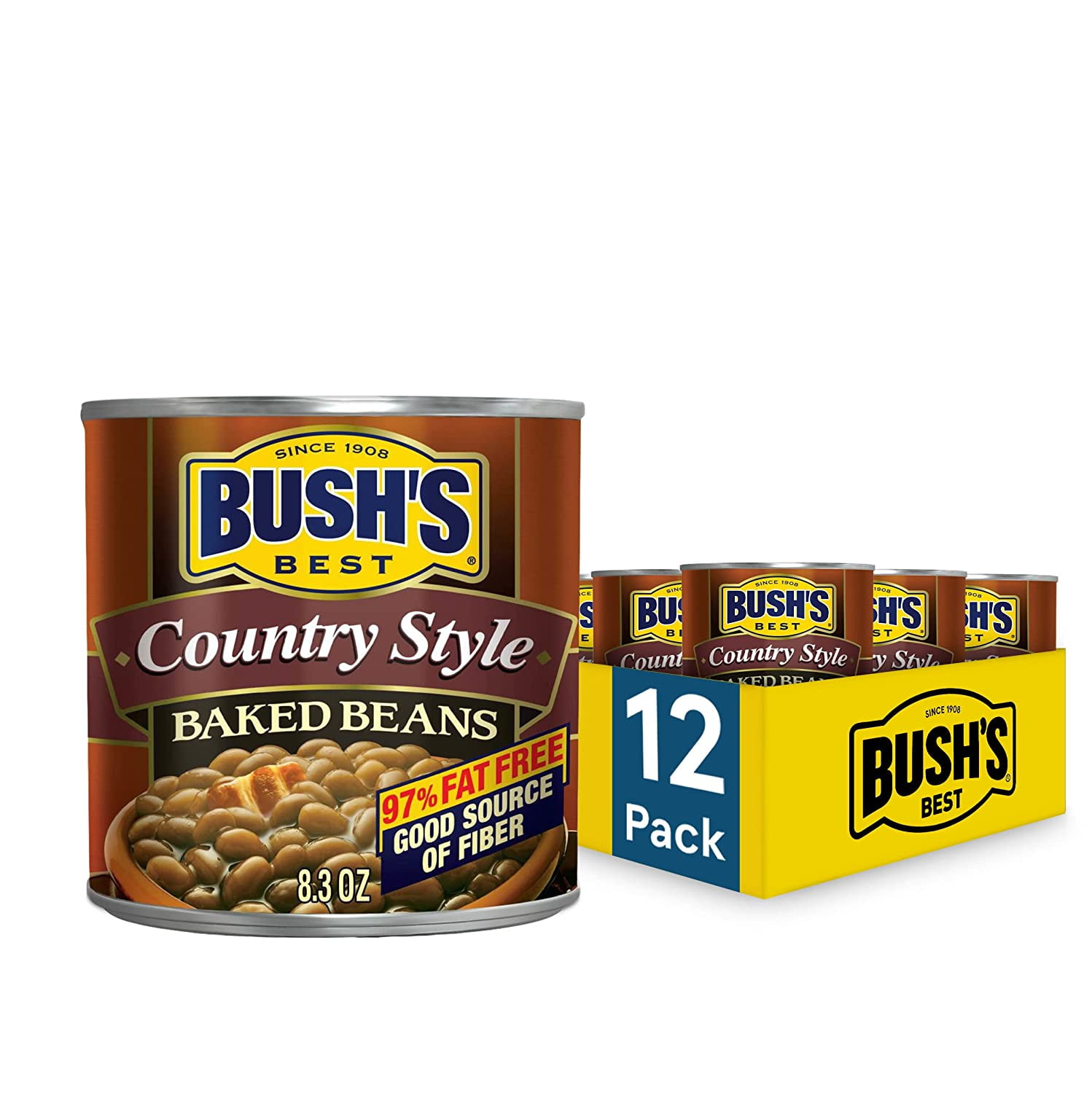 Bush's Best Baked Beans, Country Style with Bacon and Brown Sugar, 8.3