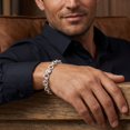 thumbnail image 5 of Pompeii Men's 14k Gold (45gram) or Platinum (73gram) 8.5mm Link Bracelet 8.5" (,), 5 of 5
