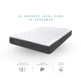 thumbnail image 4 of Colchón Sognare Zones King Size Hipoalergénico y Lavable 100% Algodón y Memory Foam, 4 of 7